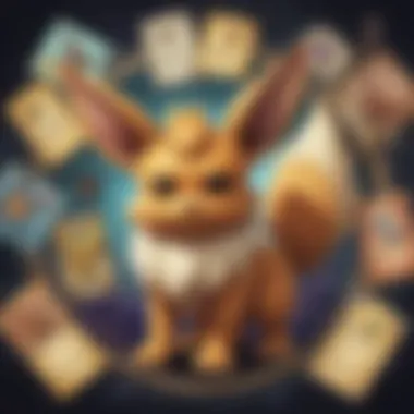 Strategic Gameplay with Eeveelution Cards Gameplay scenario demonstrating the strategic use of the Eeveelution cards