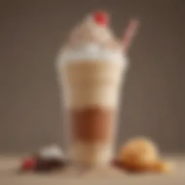 Delightful blend of flavors in a McShakes masterpiece