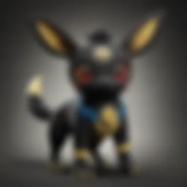 Detailed Craftsmanship of Umbreon Plush