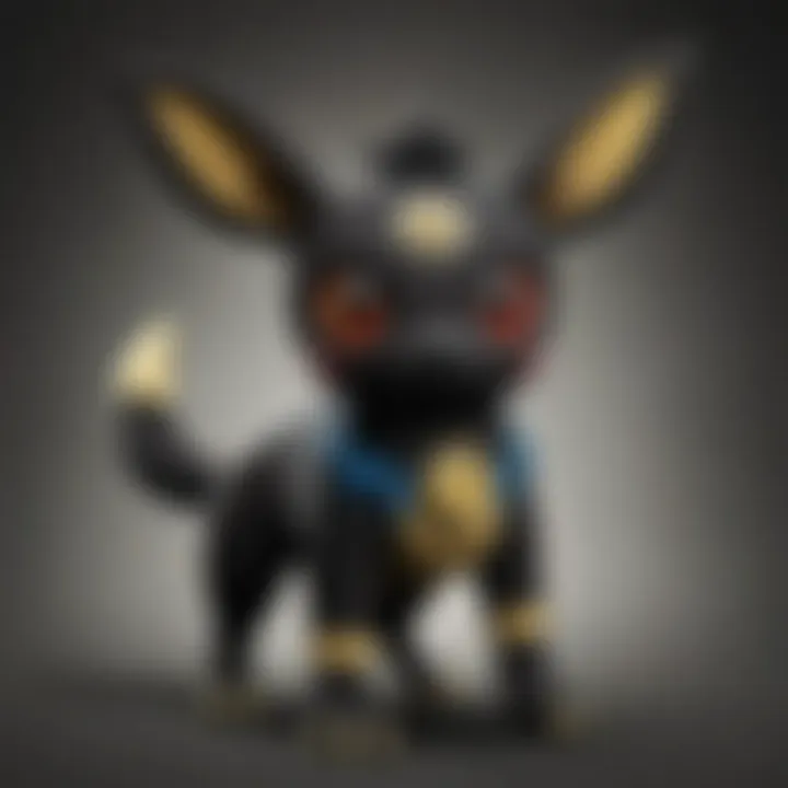 Detailed Craftsmanship of Umbreon Plush