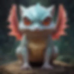 Mysterious Psychic Pokemon illustration