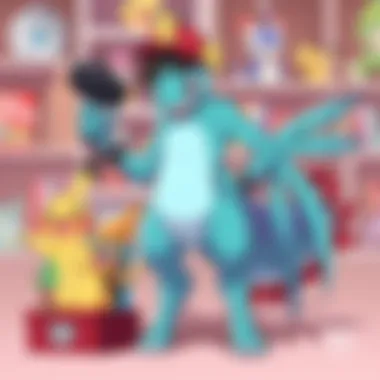 Collector showcasing their Pokemon tin collection proudly