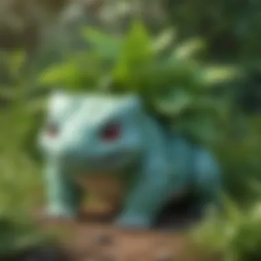 Lush greenery of Bulbasaur