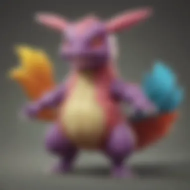 Illustration highlighting the diversity of Pokemon types in the Basic Set