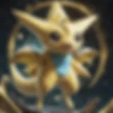 A detailed view of the Jirachi GX card showcasing its artwork and features.