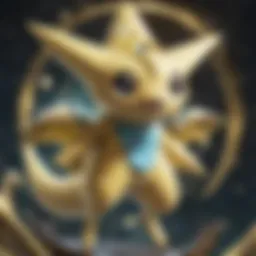 A detailed view of the Jirachi GX card showcasing its artwork and features.