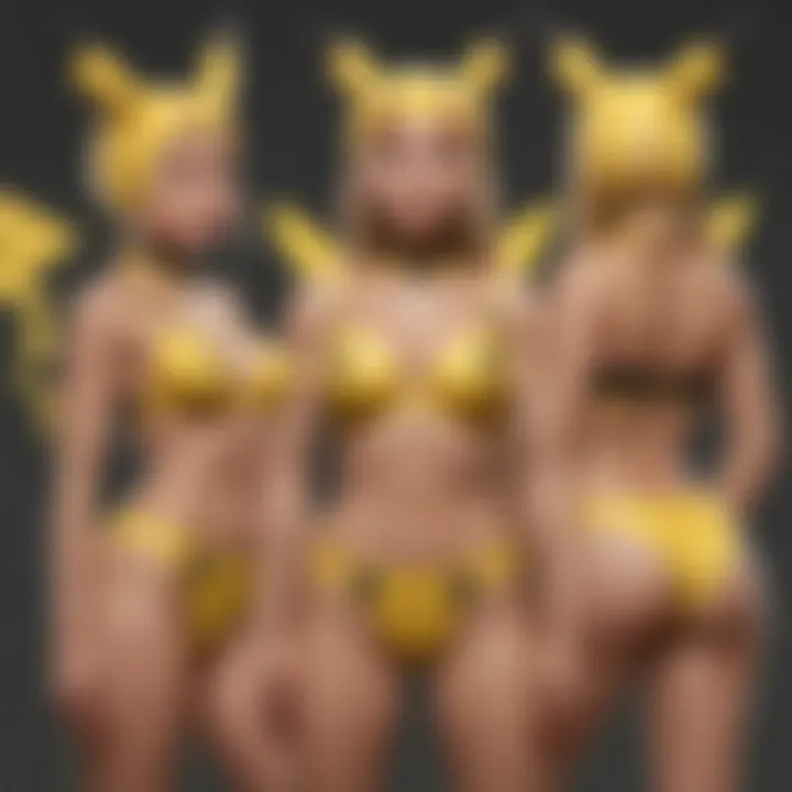 Pikachu lingerie evolution through the ages