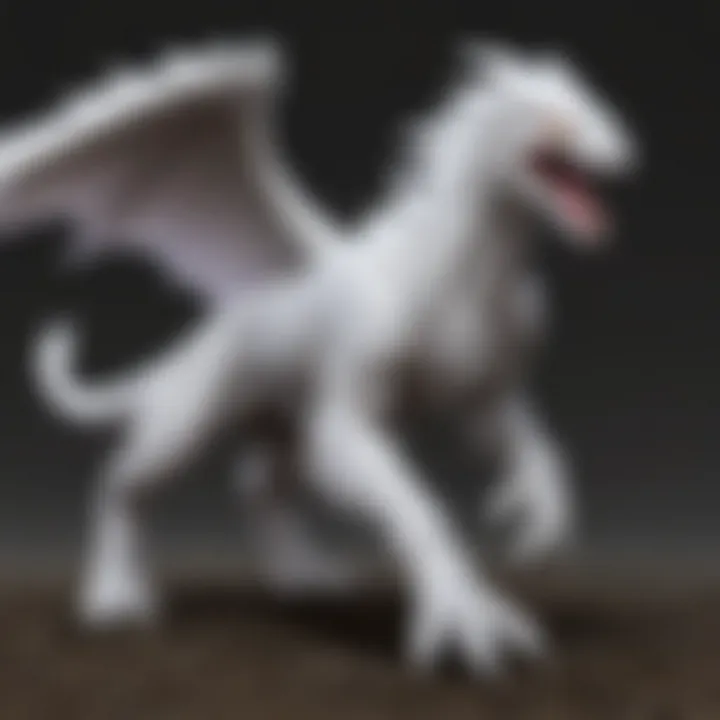 Mysterious legendary Pokemon Reshiram in Pokemon Black