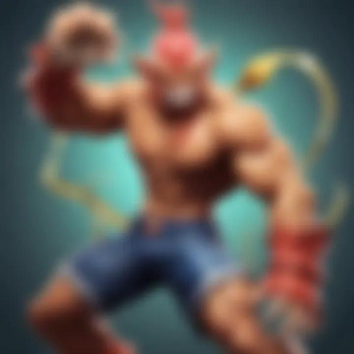 Detailed view of Gym Heroes card artwork