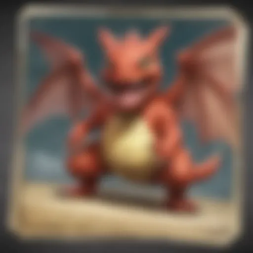 Illustration of various Pokemon card types