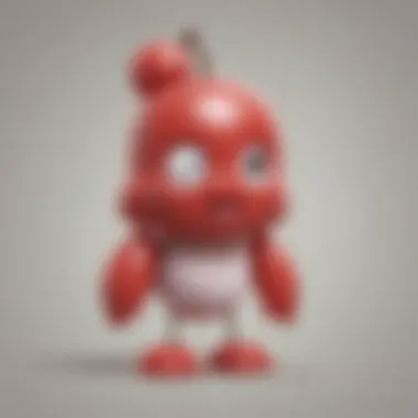 Cherry Pez Anatomy Detailed Cherry Pez anatomy diagram showcasing its unique features and abilities