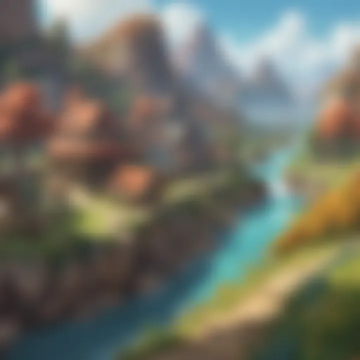 An iconic view of the game’s rich landscapes and towns
