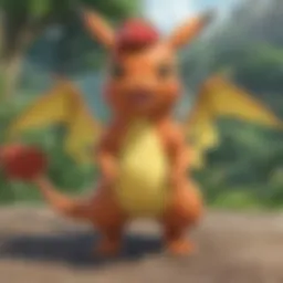 A vibrant display of various Pokémon logos in the app store