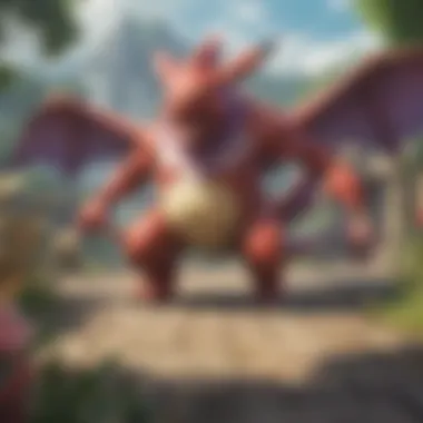 Trainers engaging in a Pokémon battle