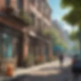 Vibrant urban Pokémon GO hotspot