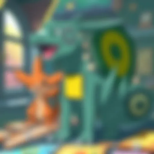 Collection of vintage Pokémon trading cards displayed neatly