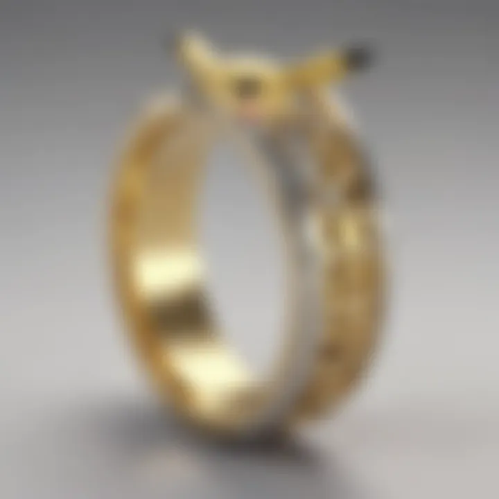 Pokemon wedding band with Pikachu design