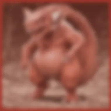 Character Development in Pokémon Red An illustration of intricate character development within Pokémon Red.
