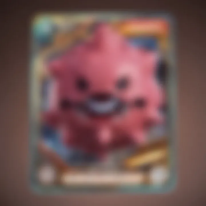 Close-up of a notable Fusion Strike card with unique abilities