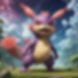 Artistic representation of Pokémon X's vibrant world