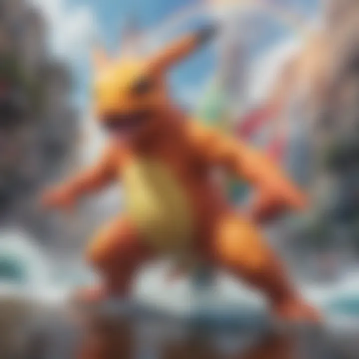 Graph illustrating the market trends for Rainbow GX Pokémon cards