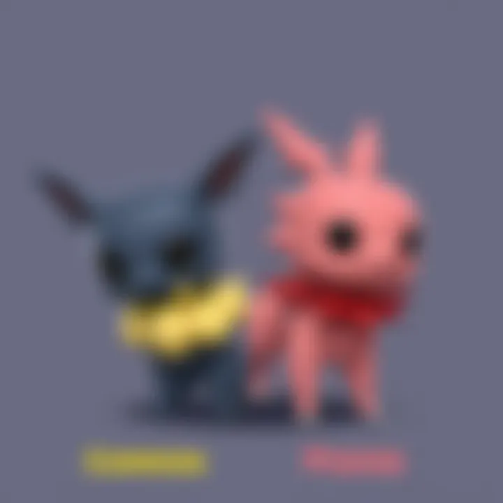 Contrasting Common and Rare Pokémon Funko Pops Comparison of Common vs Rare Pokémon Funko Pops