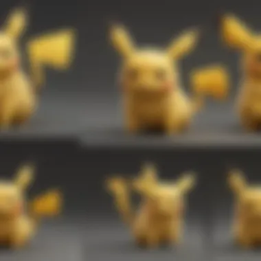 Pikachu Compared: Ears and Tails Across the Pokémon Universe Comparison chart of Pikachu's features with other Pokémon species