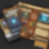Screenshot of the TCG Collector App interface showcasing various card collections