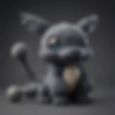 A cozy display of Onix plush toys in a collector's shelf