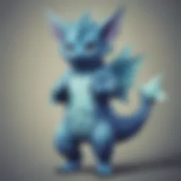 A vibrant Vaporeon onesie displayed in a trendy urban setting, showcasing its unique design and colors.