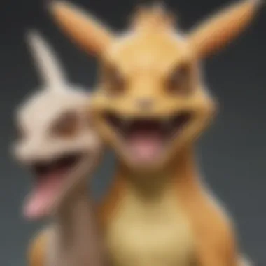 A close-up of a digital tool interface used for face swapping in Pokémon art.