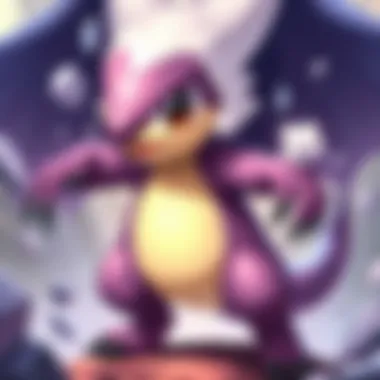 An imaginative digital landscape for a card game.