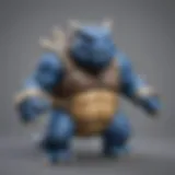 Blastoise Funko Pop figure showcasing intricate design details