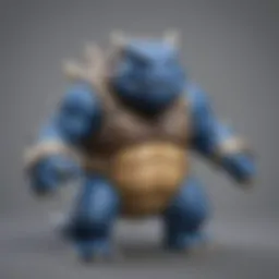 Blastoise Funko Pop figure showcasing intricate design details