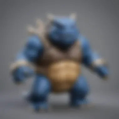 Blastoise Funko Pop figure showcasing intricate design details