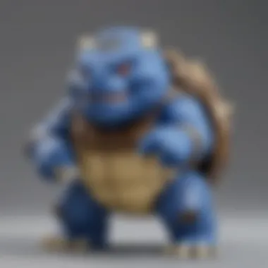 Fan art inspired by Blastoise and Funko design elements