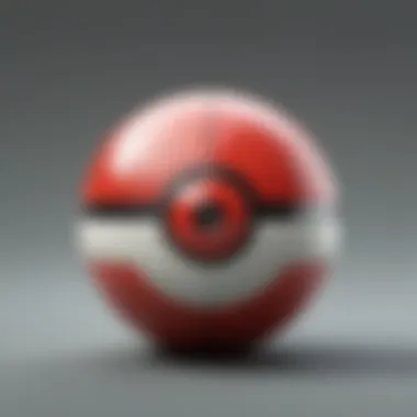 A futuristic depiction of potential future developments involving tiny Pokeballs