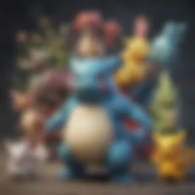 Diverse Pokémon Characters An array of Pokémon characters, each representing different abilities and roles.