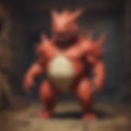 A nostalgic scene featuring iconic Pokémon characters from the original game.