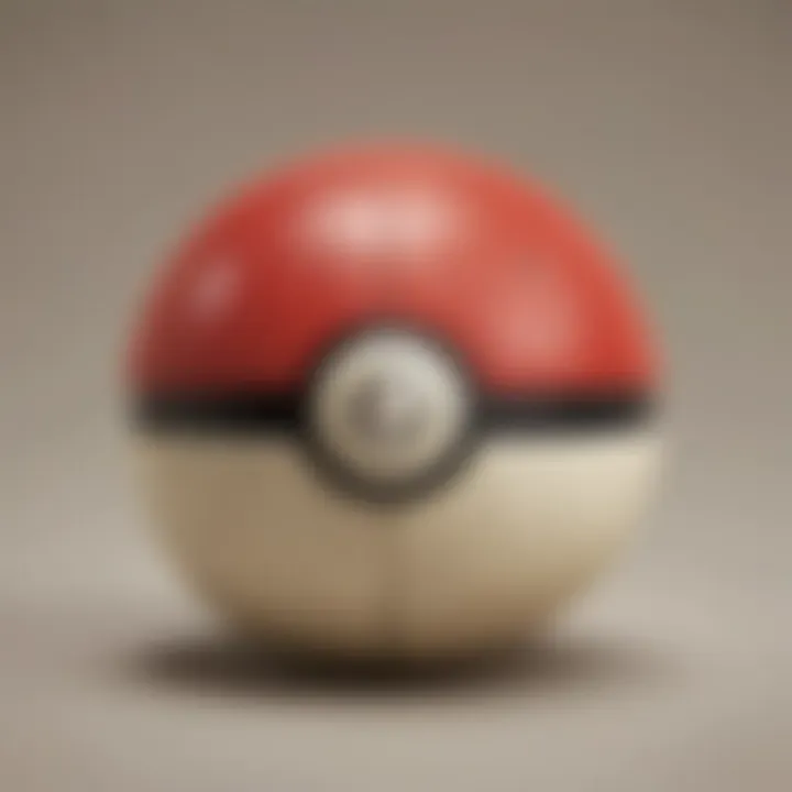 An infographic illustrating the evolution of PokéBall toys over the years