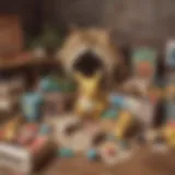 An assortment of Pokémon subscription boxes showcasing various designs and themes