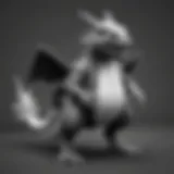 The evolution of black and white Pokémon cards showcasing their unique designs.