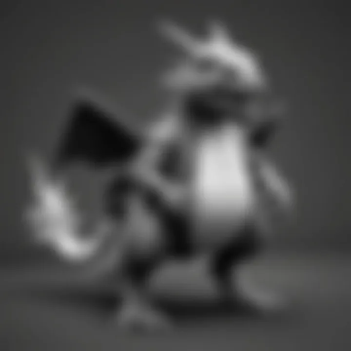 The evolution of black and white Pokémon cards showcasing their unique designs.