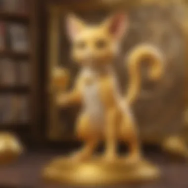 Fans showcasing their Golden Mew memorabilia