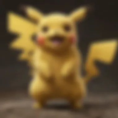 Mystical Pikachu artwork in a digital masterpiece