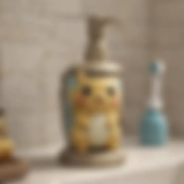 Charming Pokémon soap dispenser with playful design