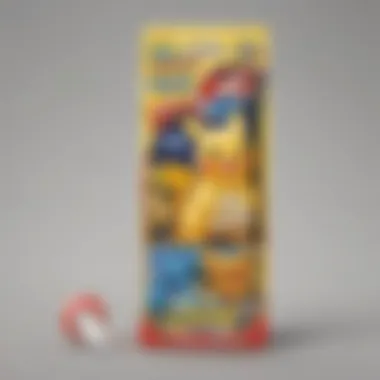 Display of the Pokémon toothbrush in its packaging, highlighting branding elements.