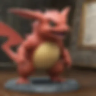 Showcasing the Rarest Pokémon Card A rare Pokémon card displayed under soft lighting
