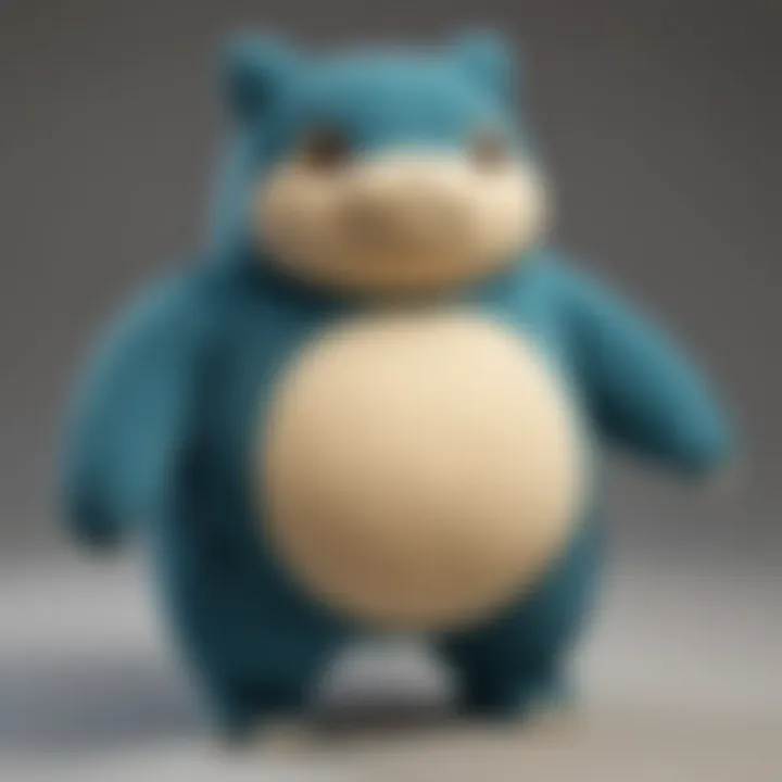 A vibrant community event showcasing fans interacting with Big Snorlax plush toys