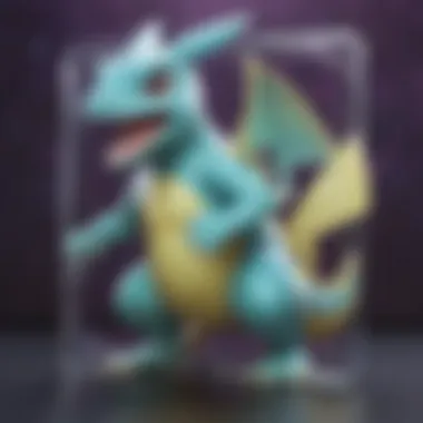 Evolution of Holographic Pokemon Cards An illustration depicting the evolution of Pokemon cards over the years, highlighting key holographic releases.